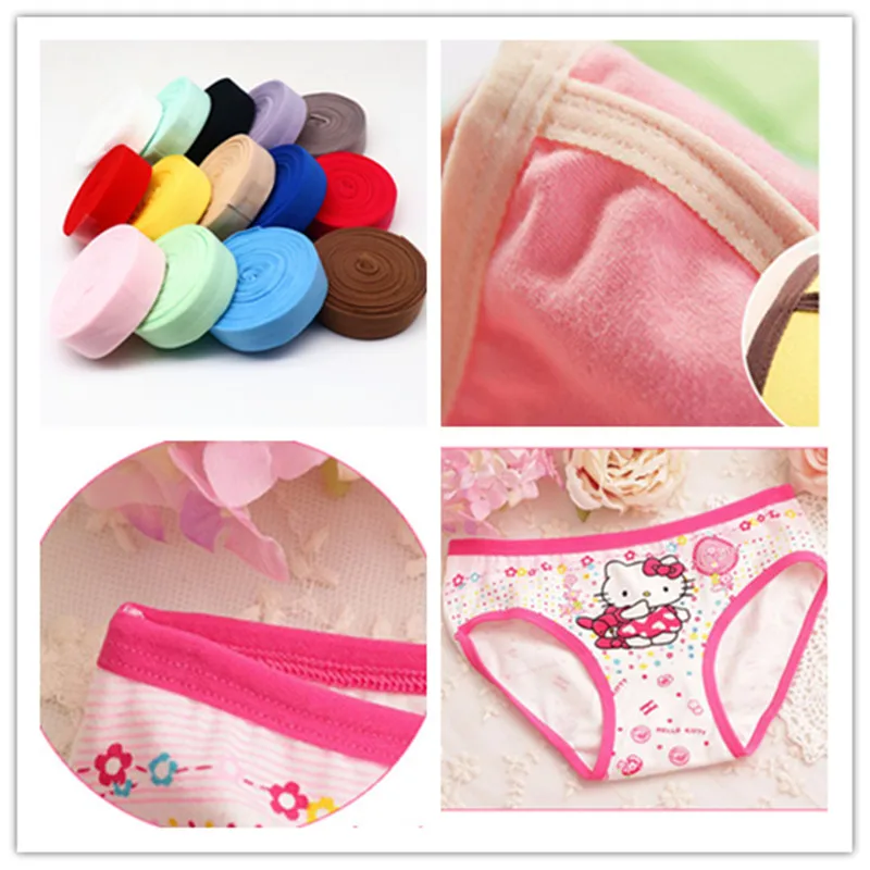 Эластичная лента с цветной окантовкой 2 см 5 м | Резинки