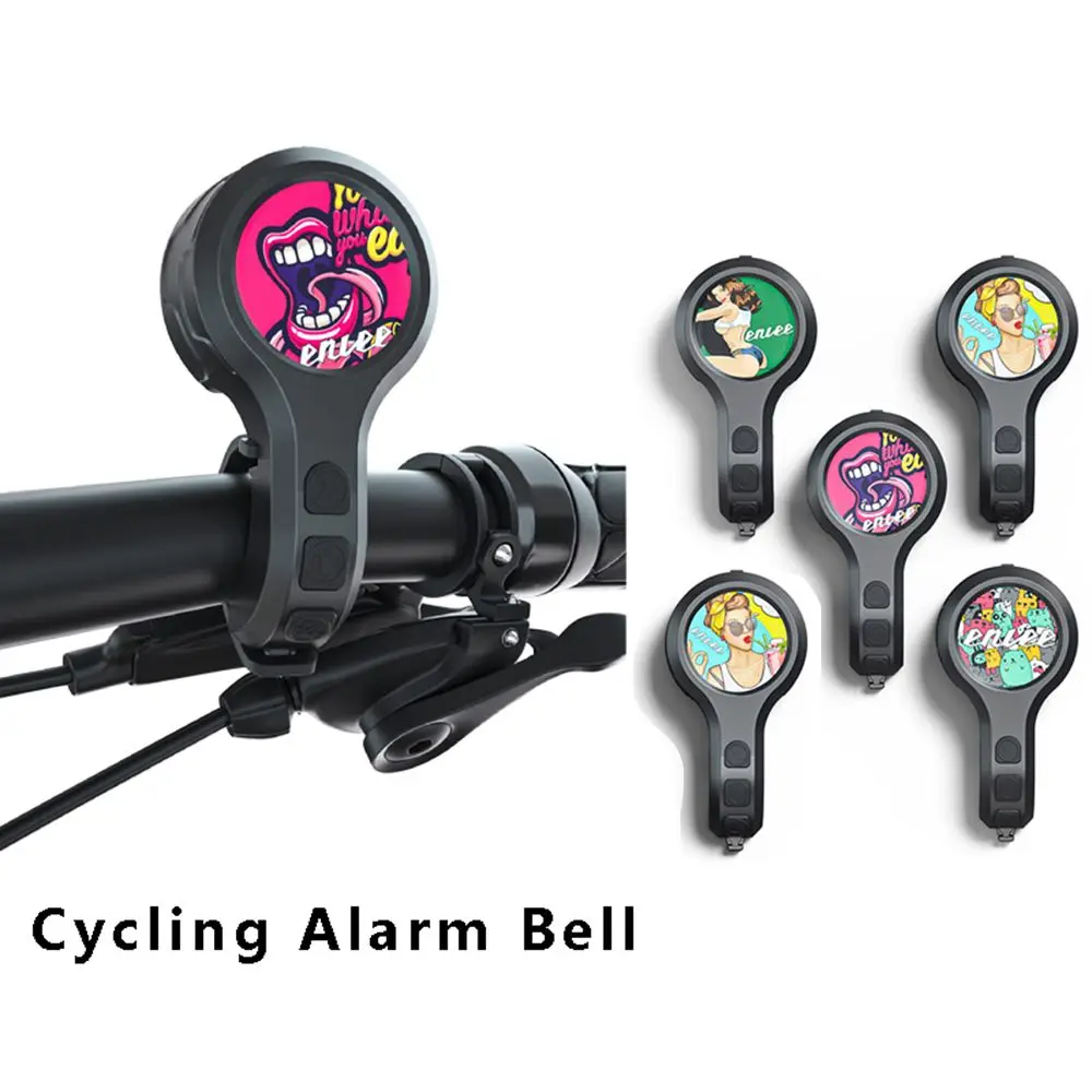 

MTB Mountain Road Bikes Cycling Handlebar Anti-theft Alarm Safety Bike Alert Electronic Horn Electronic Bicycle Bell