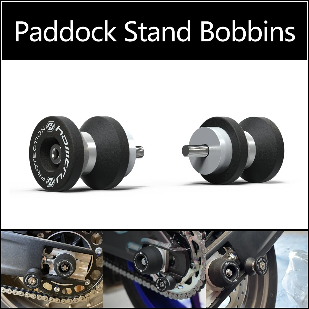 

For Yamaha R1 2002-2014 / R6 2001-2016 / R3 2015-2023 / MT-03 2016-2021 Paddock Stand Bobbins