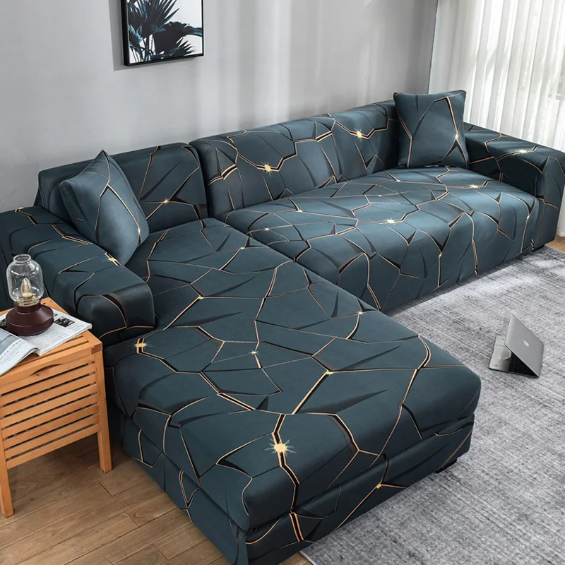 

Elastic Sofa Cover 1/2/3/4 Seat Stretch Sectional Corner Couch Covers Universal Cover For Living Room L-Shaped Slipcover