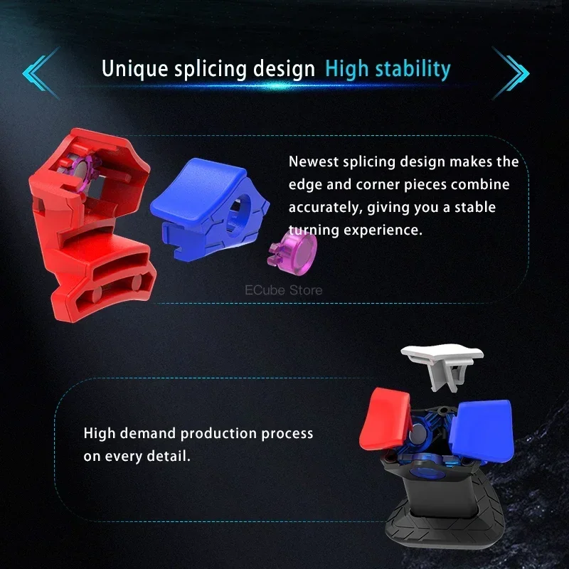 DianSheng 5x5 Megaminx Cube Galaxy Gigaminx Магнитная наклейка без наклеек Magic Speed Puzzle Игрушка для