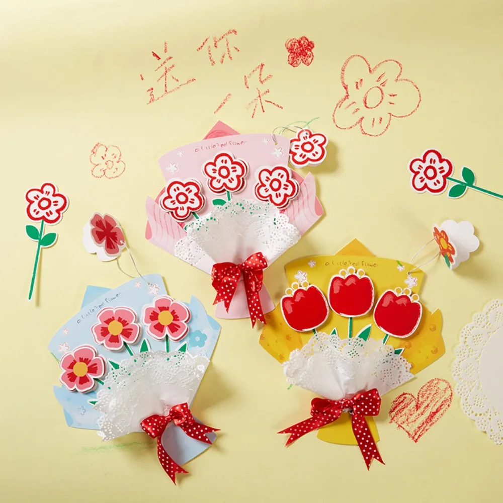 

Поздравительные открытки «сделай сам» с цветами на День Благодарения, детские игрушки ручной работы, детская игрушка для рисования, Обучающие Развивающие игрушки для детей