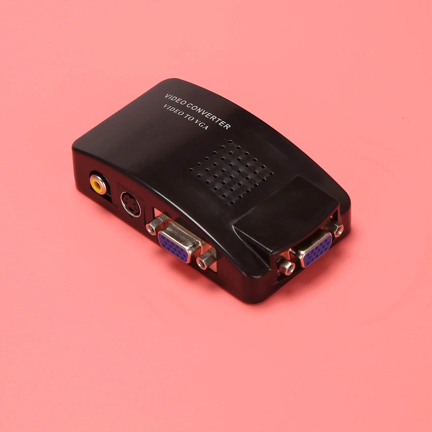 Адаптер AV-VGA Конвертер RCA VGA ПК Композитный S-Video AV-вход в ЖК-выход Переключатель