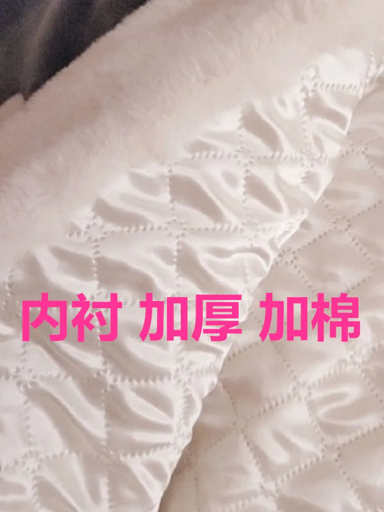 Grey Rex Rabbit fur coat women's short winter 2022 new thickened lamb fur coat women's winter simple