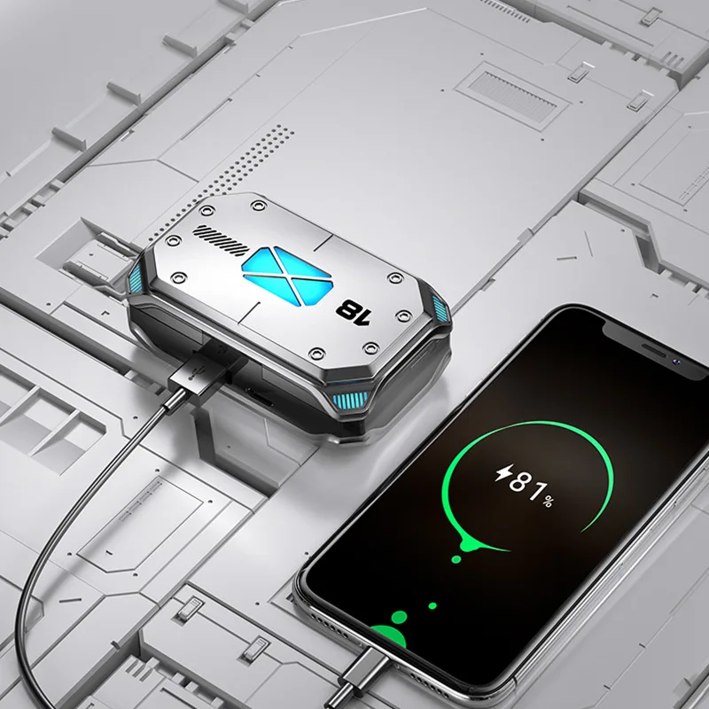 Bluetooth-гарнитура M41 с двумя ушками, TWS наушники без задержки, спортивные мини-наушники с цифровым дисплеем