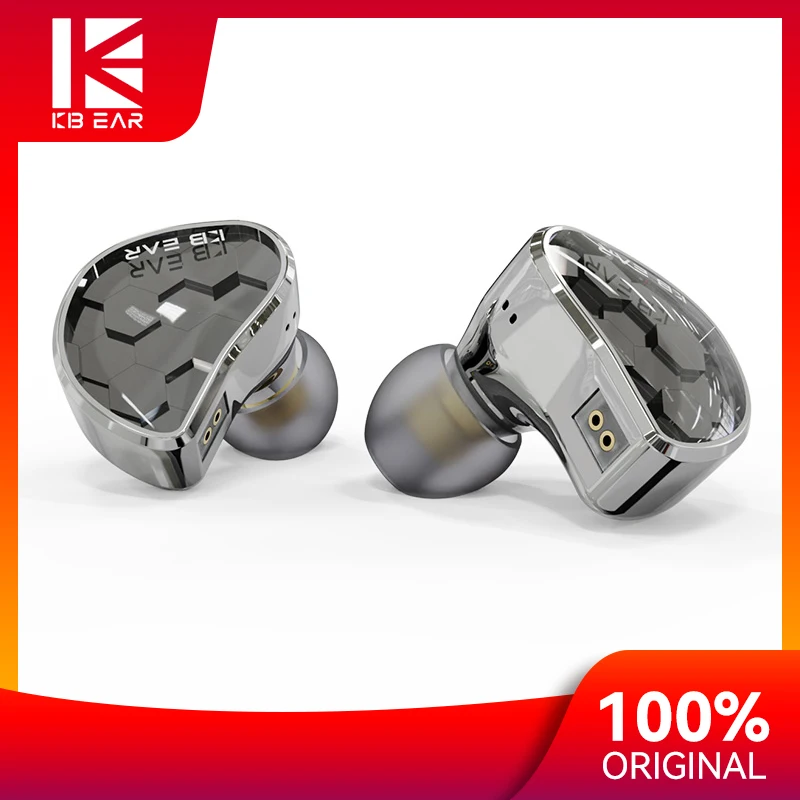 

KBEAR Xuanwu HIFI In-ear Earphone PU+Carbon Composite Dynamic Driver 2Pin Wired Monitor Headphone Music Headset Fashion Earbud