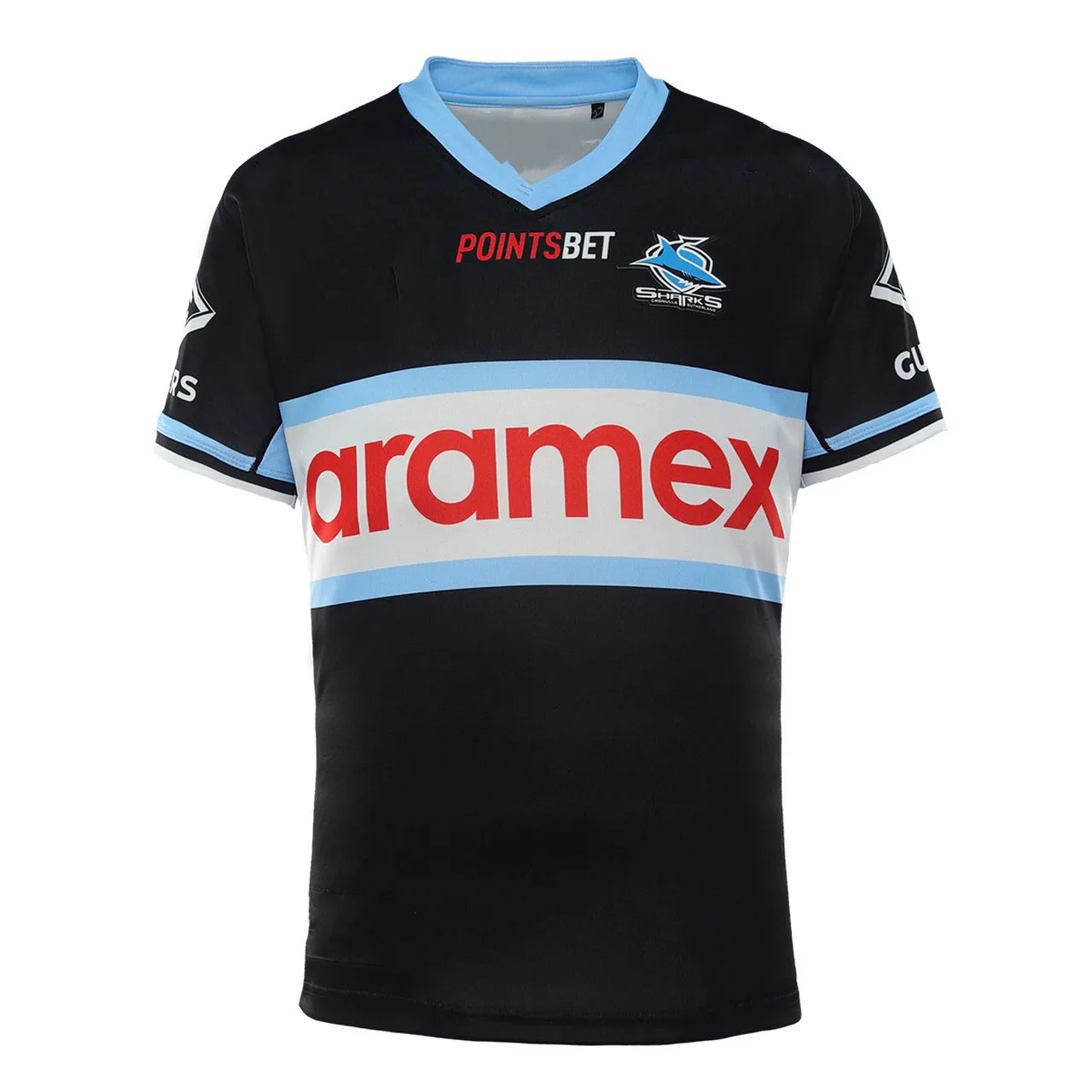 

2022/23 Cronulla Shark Away регби рубашка Джерси size S--5XL