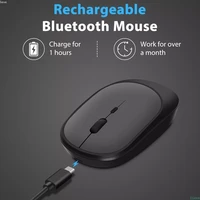 wireless bluetooth mouse for macbook pc ipad computer rechargeable dual modes bluetooth 4 0 usb mousefree standard logistics