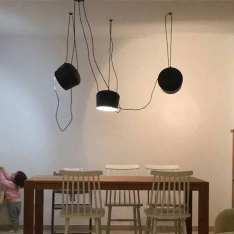 Современные барабанные люстры светильники для гостиной обеденный стол декор