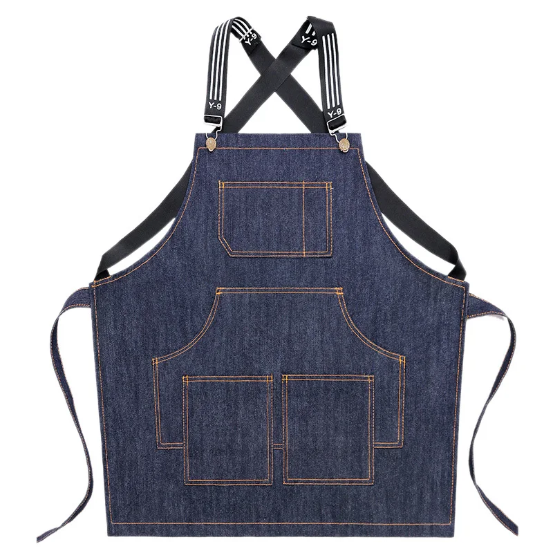 

Cook Apron Barista Bartender Chef Hairdressing Apron Catering Uniform Work Wear Anti-Dirty Overalls