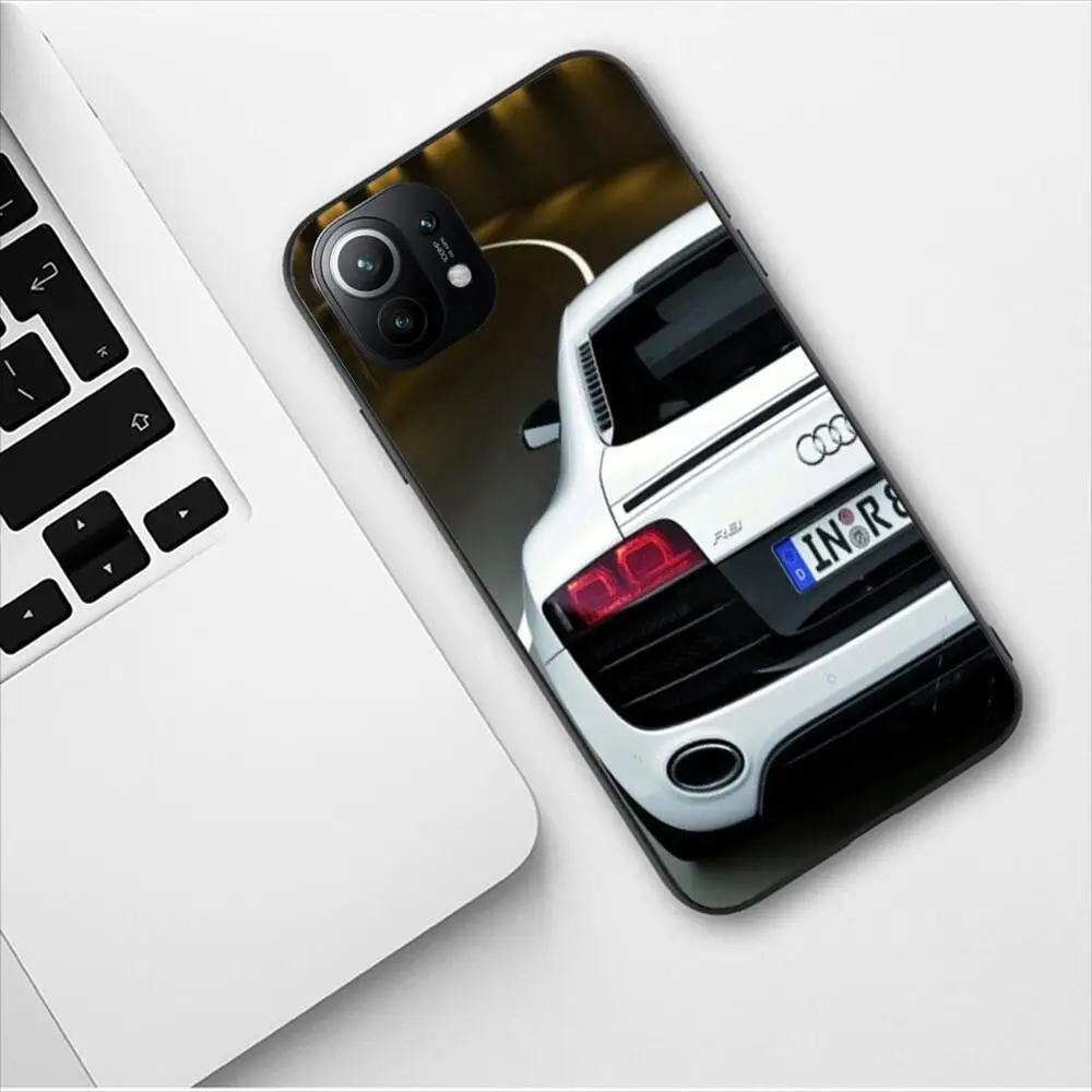 Audi Sports Car LOGO Phone Case For Xiaomi 13 12 11T 9 11 10C 9T 8 9SE 11i Lite Ultra Note10 Poco F3 M4 M3 Pro Black Soft Covers