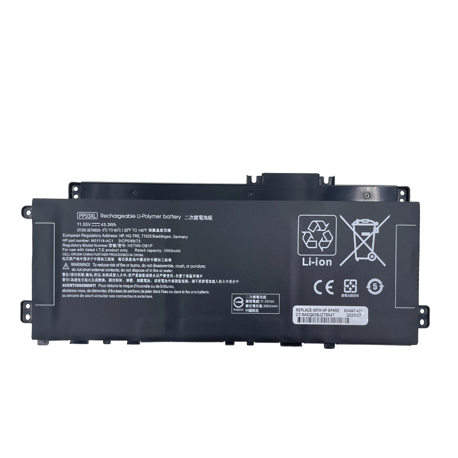 PV03XL PP03XL Аккумулятор для ноутбука HP Pavilion x360 13-BB 13-BB0000 14-DV 14-DW 14-DW00015-EH L83388-421 HSTNN-DB9X