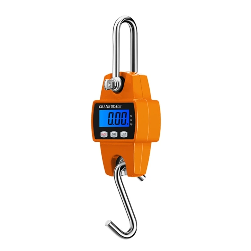 

660lb Digital Hanging Scale, Hand-held 300Kg Mini Crane-Scale with Hooks for Farm Hunting Fishing Outdoor