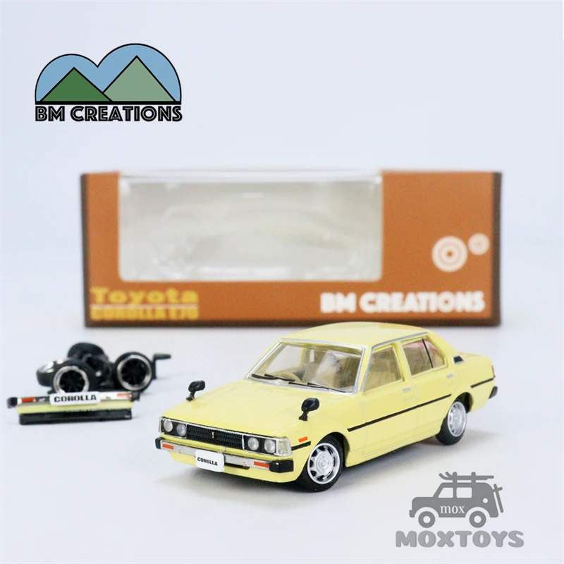 

Автомобиль с литым давлением BM Creations 1:64 Toyota Corolla E70 бежевый