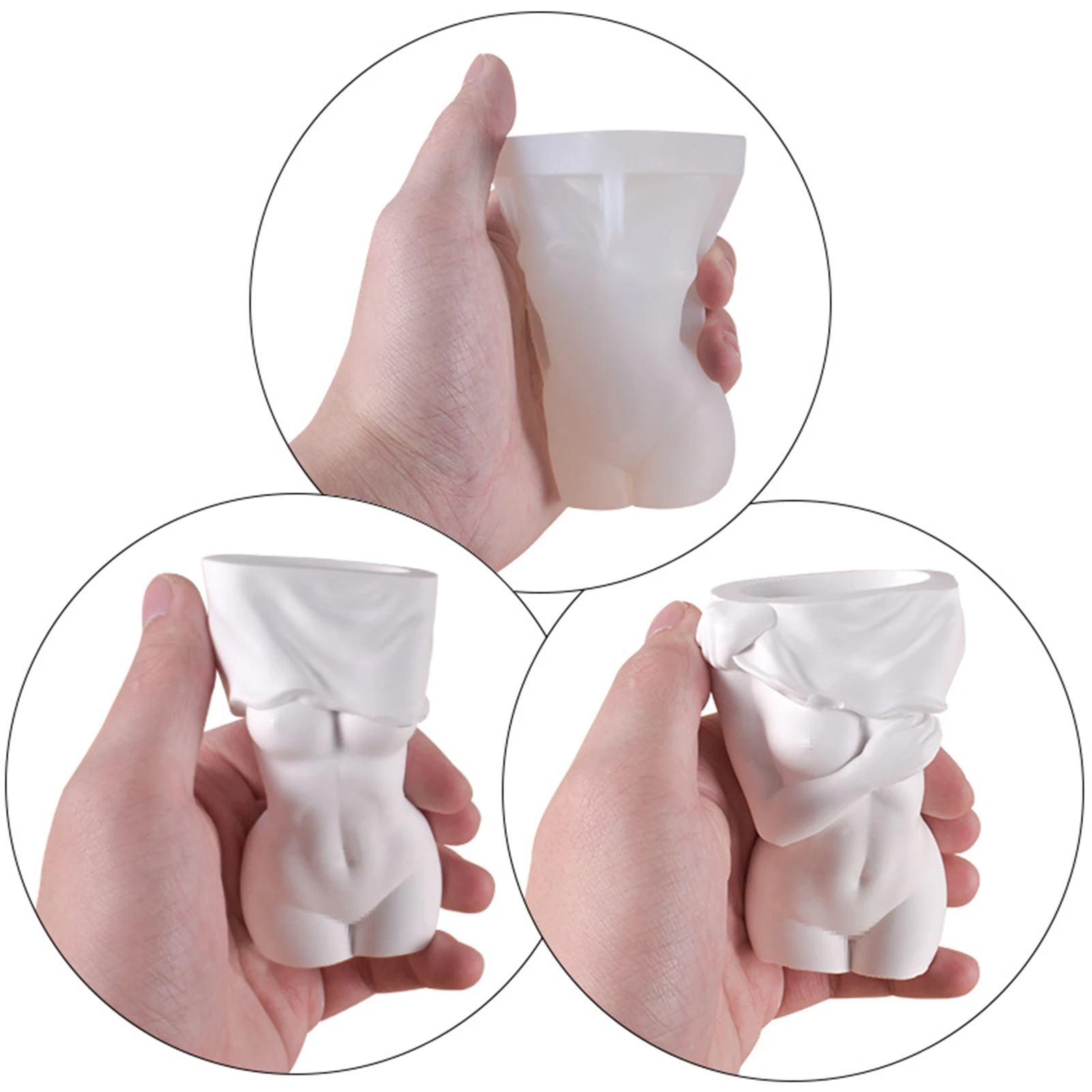 Силиконовая форма для привлекательной леди 3D обнаженные женщины тела свечи