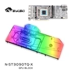 Bykski N-ST3090TQ-X водный блок использовать для Zotac RTX 3080-10G6X OC GPU картыполное покрытие медный радиаторный блокA-RGBRGB
