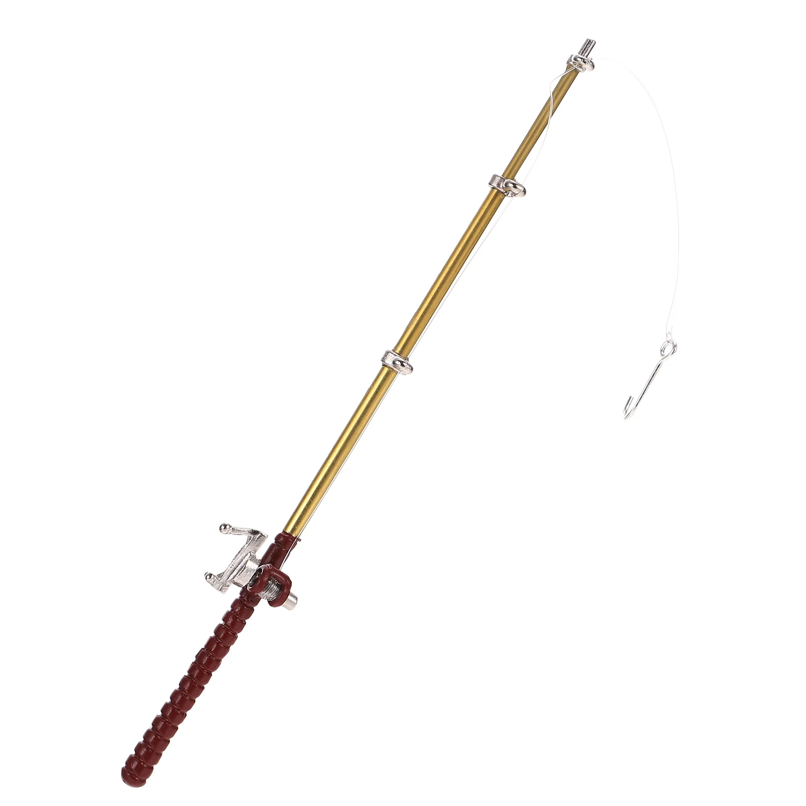 

House Accessories Home Mini Fishing Rod Micro Landscape Models Pocket Supplies Decor Child