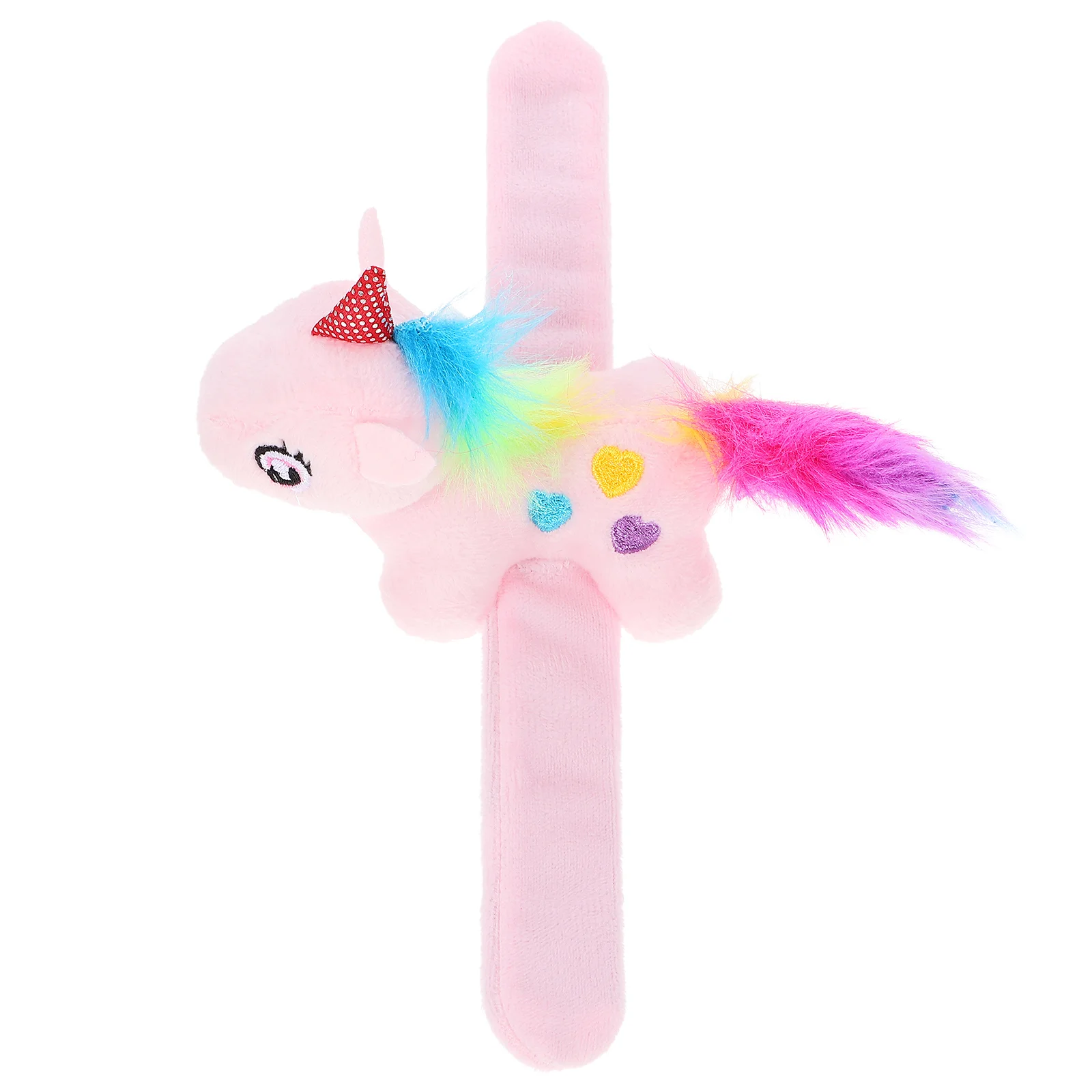 

Animal Slap Bracelet Cartoon Unicorn Slap Wrist Band Lovely Animal Slap Kids Party Gift Plush Unicorn Embrace Flap Ring Bracelet