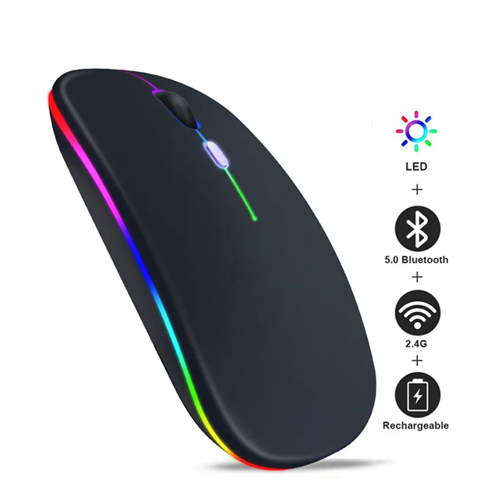 Bluetooth Mouse Wireless Mouse For PC Laptop Computer Mause For Laptop Rechargeable Wireless Mouse USB Mice Minifit Accessories