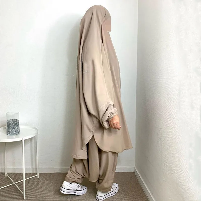 Комплект из двух предметов штаны с поясом высокое качество Nida Abaya EID Рамадан