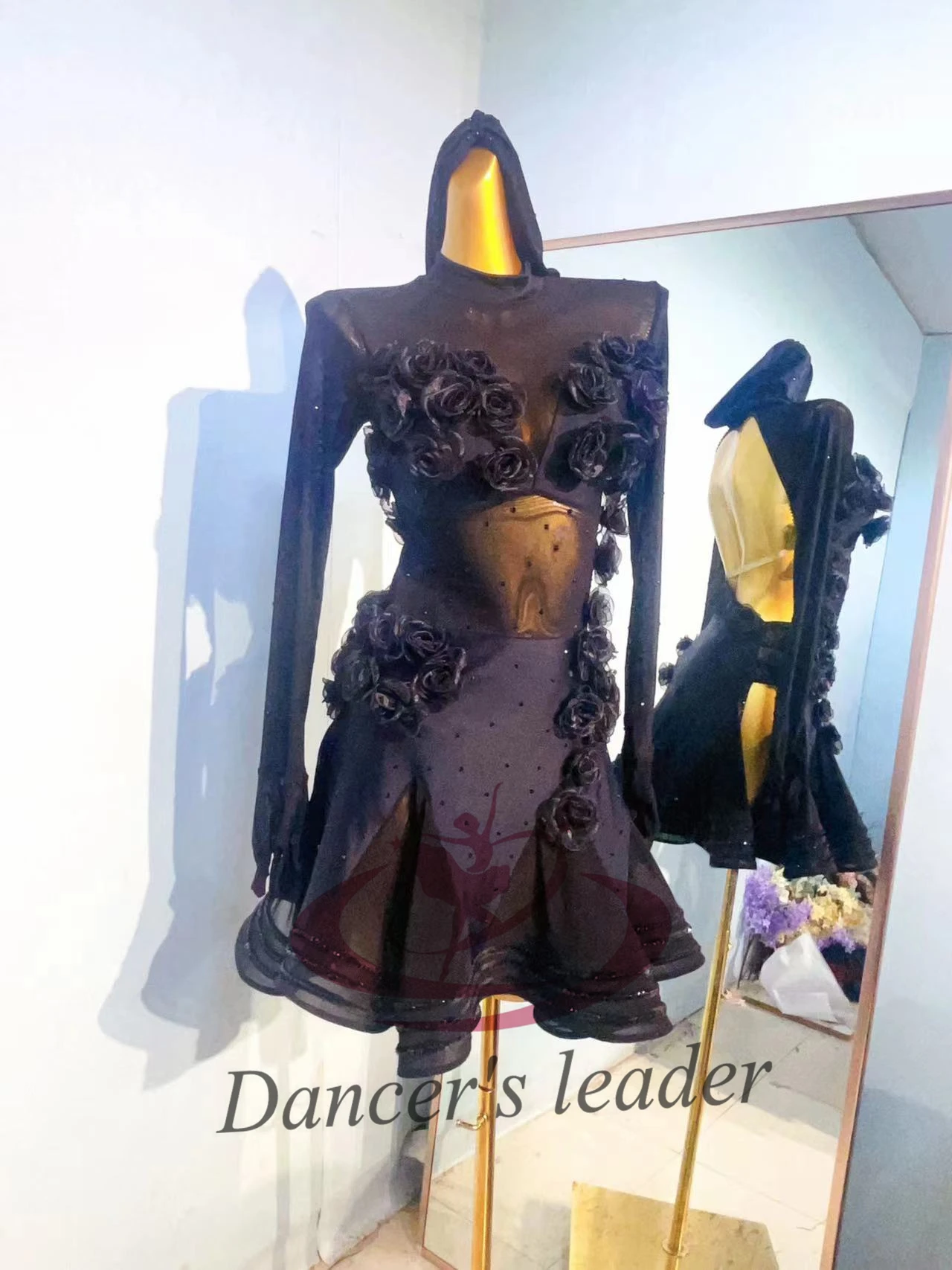 Профессиональное платье для латиноамериканских танцев высококачественное