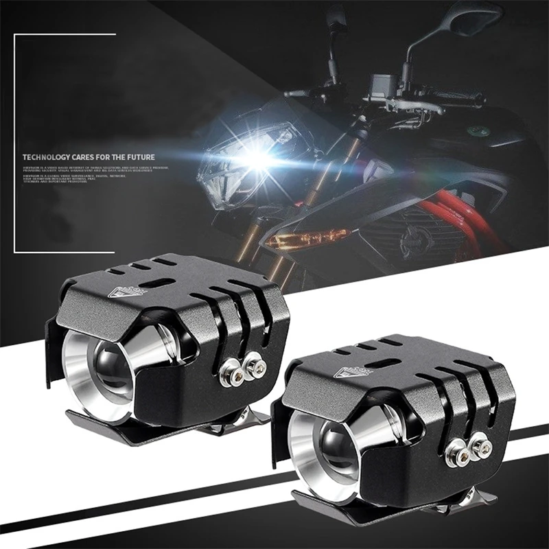 

Motorcycle LED Headlight bulb Spotlight External DRL Auxiliary Fog Light For Motorbike Bicycle Off-road 4X4 4WD ATV SUV UTV