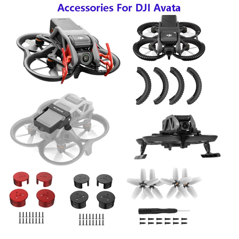 

Landing Gear Guard Propeller Protector Gimbal Bumper Motor Cover Battery Protection Bracket For DJI Avata Drone Accessories