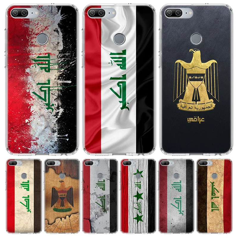 Чехол для телефона с национальным флагом Ирака для Huawei Y5 Y6 Y7 Y9S P Smart Z 2019 2021 Honor 10 Lite 9 8A Pro 8X 8S 9X 50 20S 20i