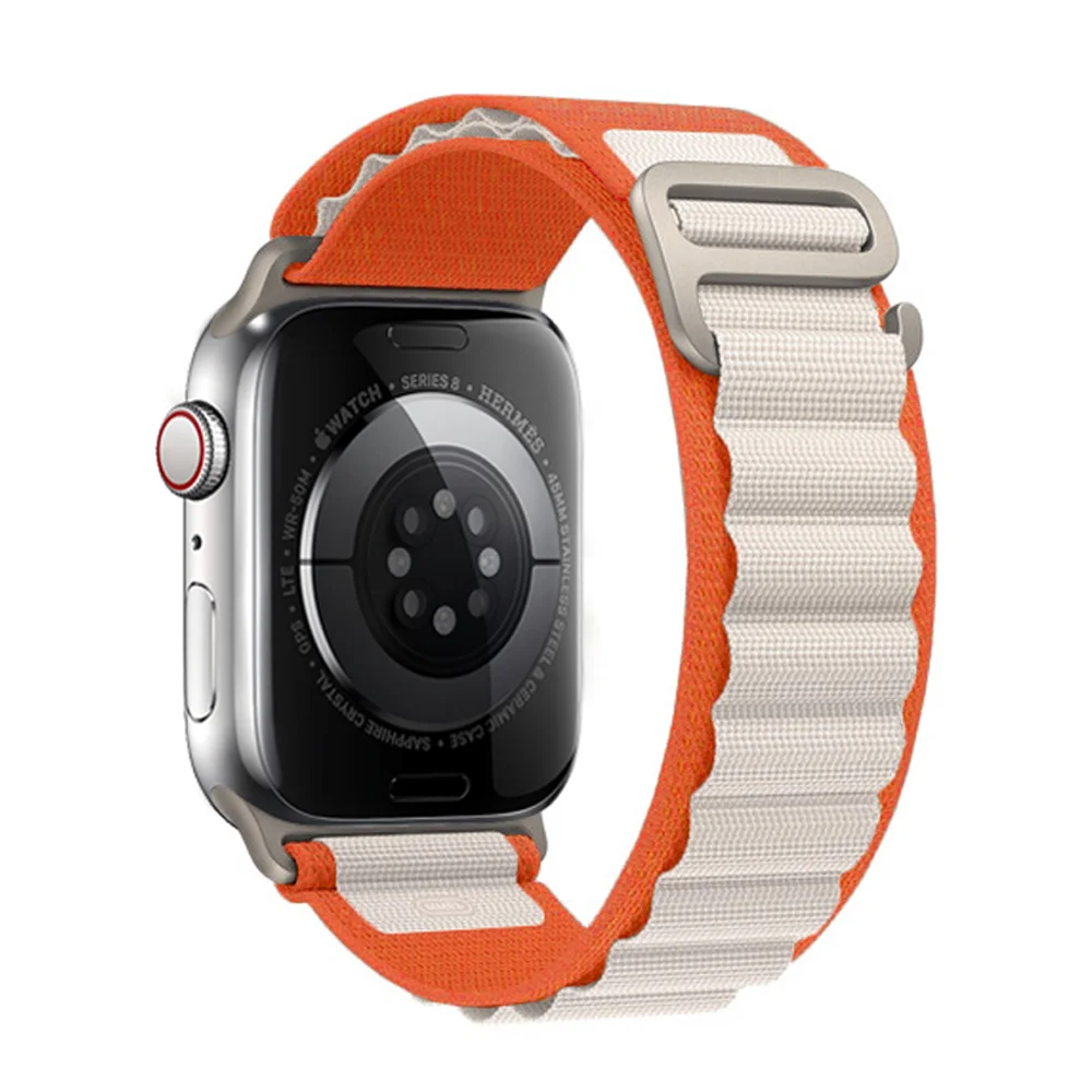 Фото Ремешок Alpine для Apple watch Ultra band 49 мм 44 мм 40 мм 42 мм 38 мм, браслет correa iWatch series 8 7 6 5 4 3 se 45 мм 41 мм №2