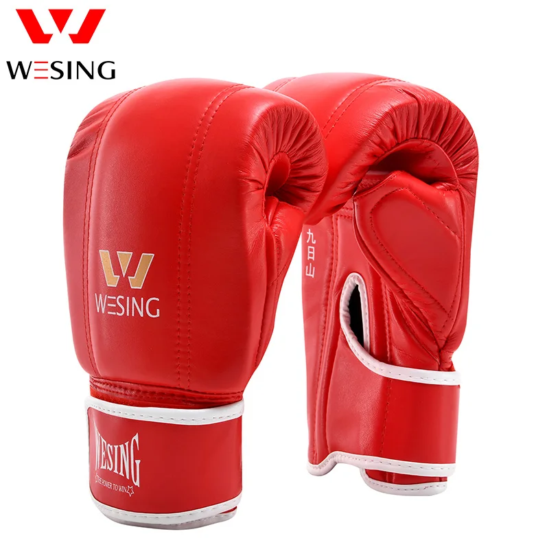 Wesing кожаная перчатка боксерские перчатки для ММА Муай Тай киккинг