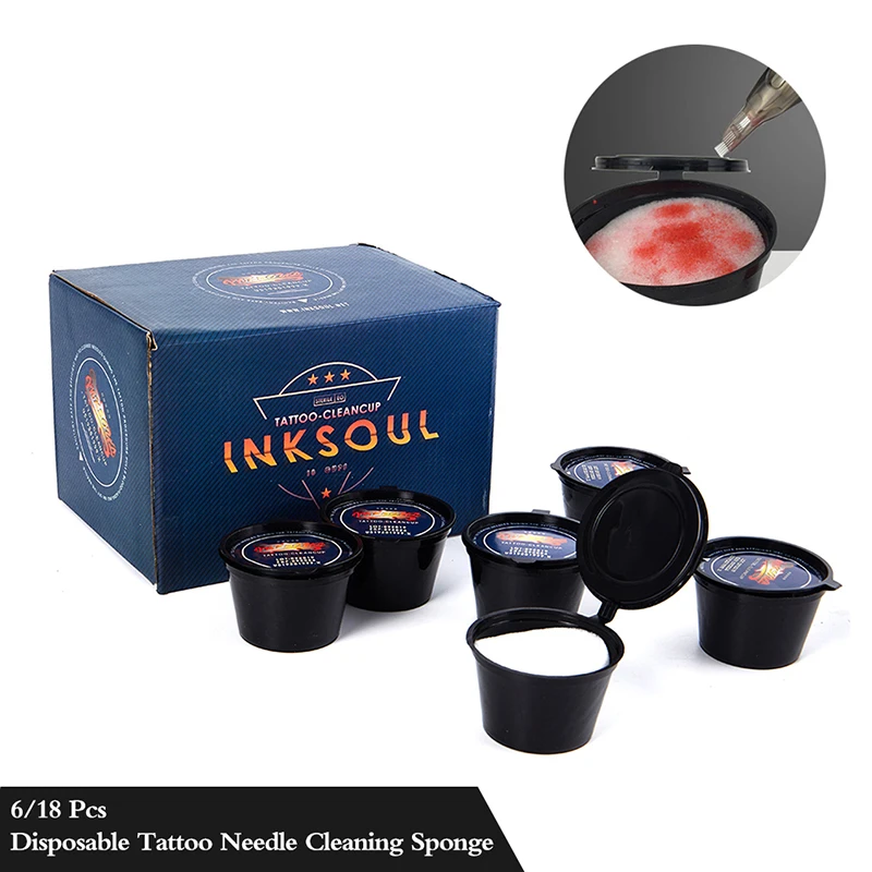 

6/18 шт., одноразовые иглы для татуировки