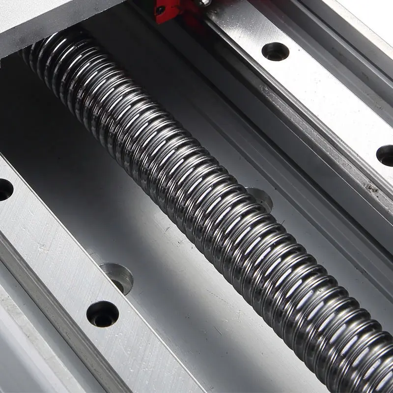 Полностью закрытый винтовой стержень линейная направляющая скользящая форма