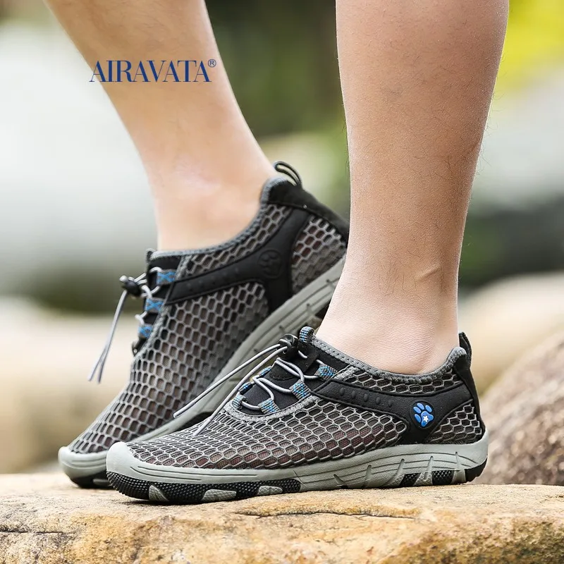 Unisex Breathable Wading Shoes Woman Quick-Dry Non Slip Upstream Surfing Aqua Shoe Men Elastic Sports Beach Barefoot Water Shoe