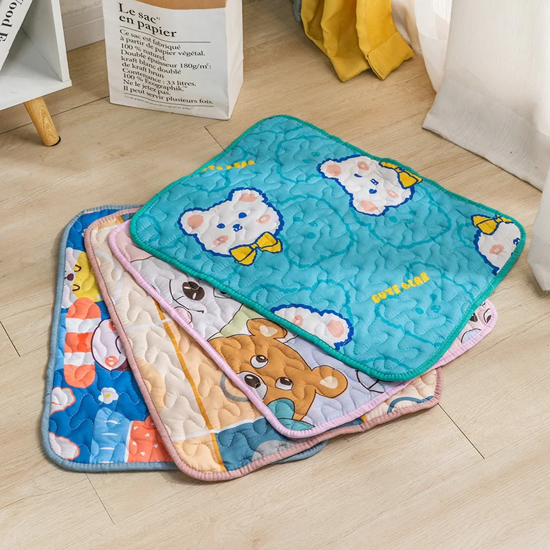 

Cotton Pet Bed Dog Mattress Camping Mat for Cat Cartoon Breathable Dog Bed Mat for Small Dog Kitten Sofa Cushion Non-slip Mat