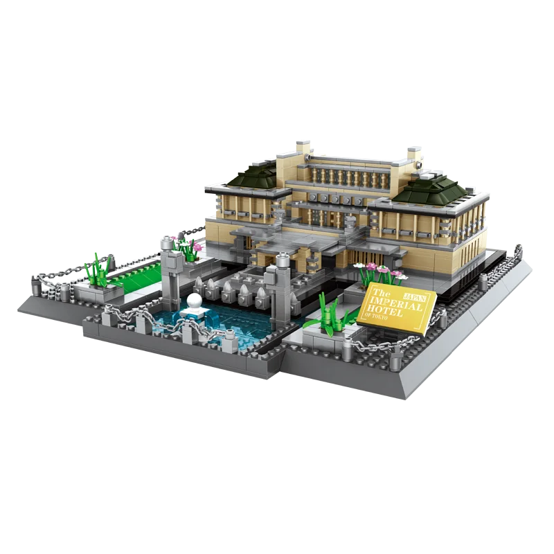 5226 всемирно известные строительные блоки на заказ Япония Токио Имперский отель