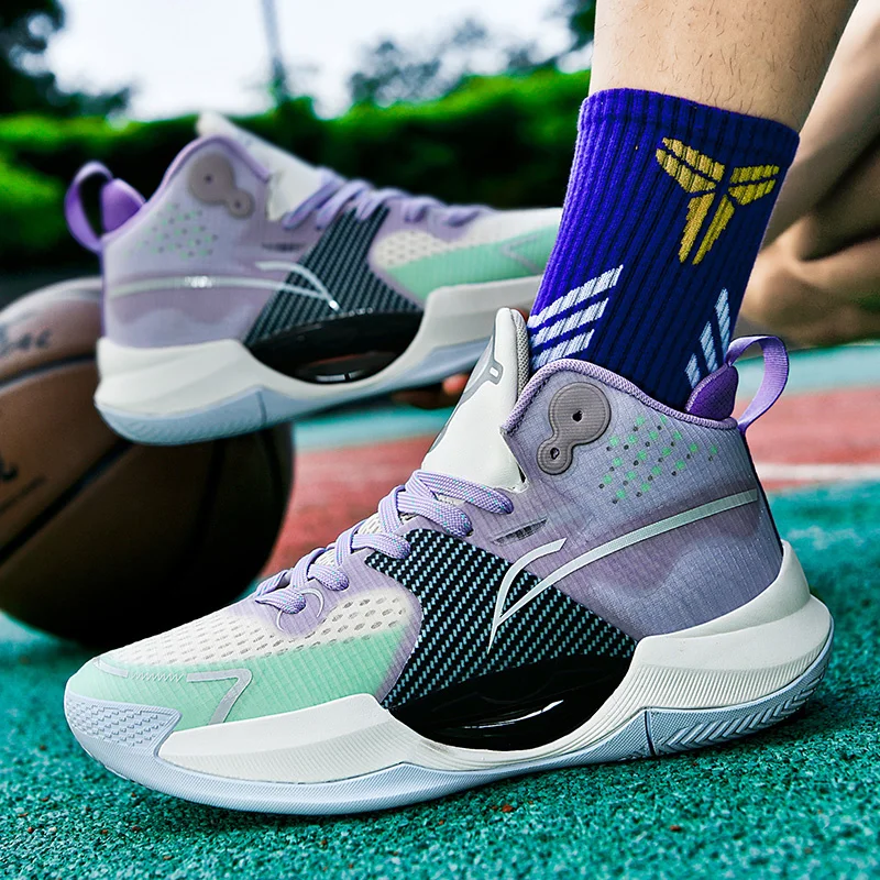 Profession Fashion Cushion Unisex Basketball Sneakers High Quality  Men's Training Shoes Outdoor Anti-slip Women's Sports shoes