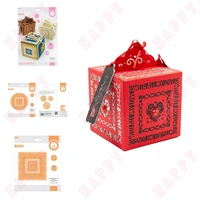 2022 selling birthday wishes congratulations sweet sentimental gift box metal cut die handmade scrapbook paper craft knife mould