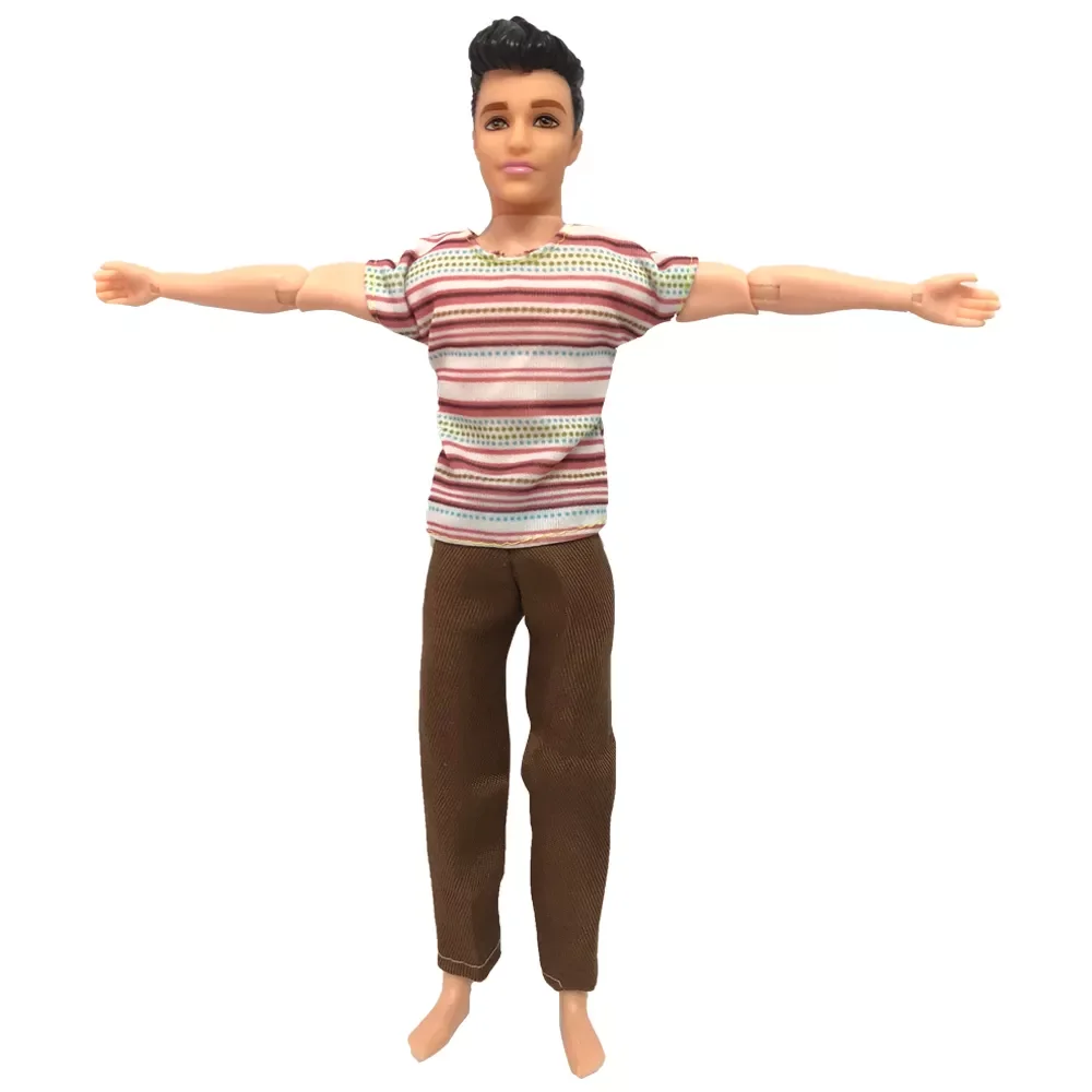 

Prince Ken Doll Clothes Fashion Suit Cool Outfit For Barbie Boy KEN Doll Best Children's Birthday Presents Gift 054A