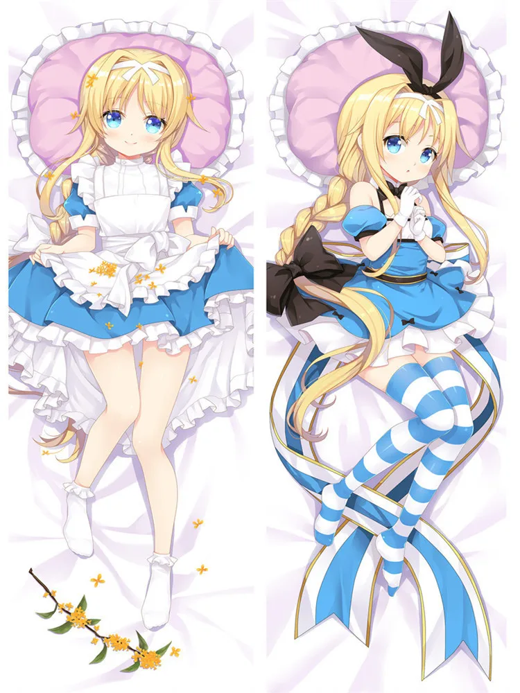 

Anime Dakimakura Pillowcase Sword Art Online Alice Synthesis Custom Cushion Pillow Cover Hugging Body Pillow Case Home Bedding