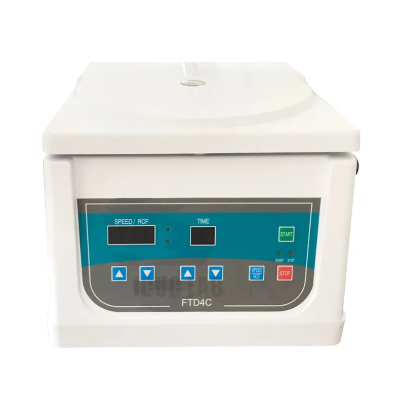 FTD4C Лидер продаж настольная низкоскоростная микромини-центрифуга 12x15 мл
