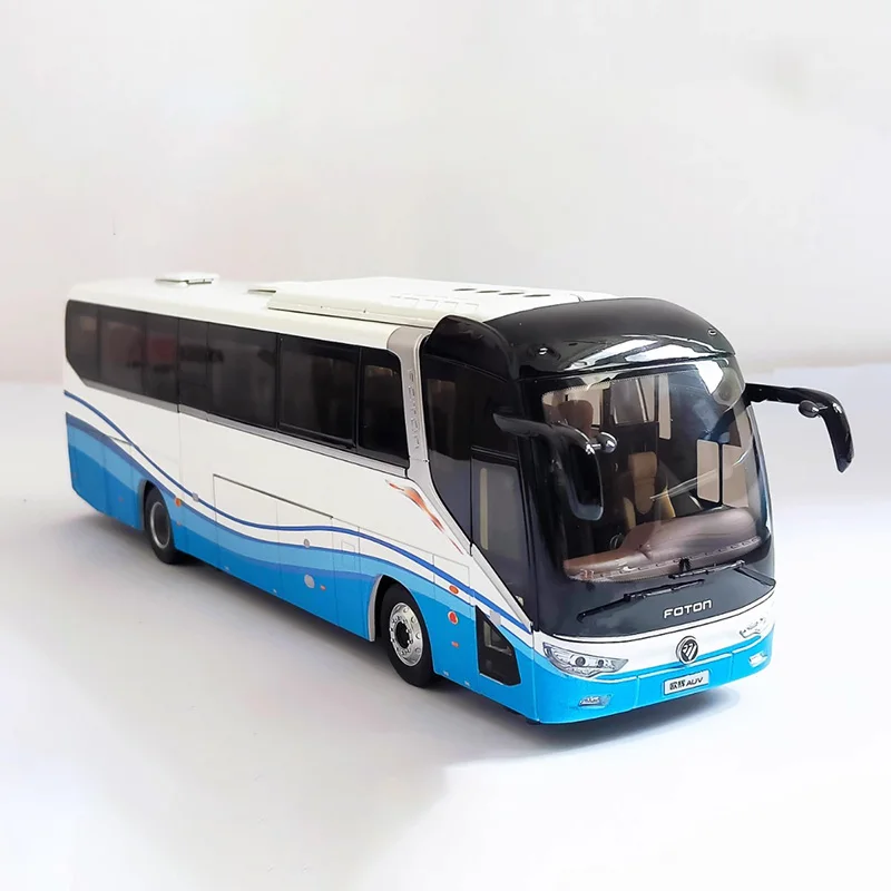Фото Масштаб 1:36, Foton Ohui BJ6122, туристический автобус, модель автомобиля из сплава, коллекция украшений, игрушка №2