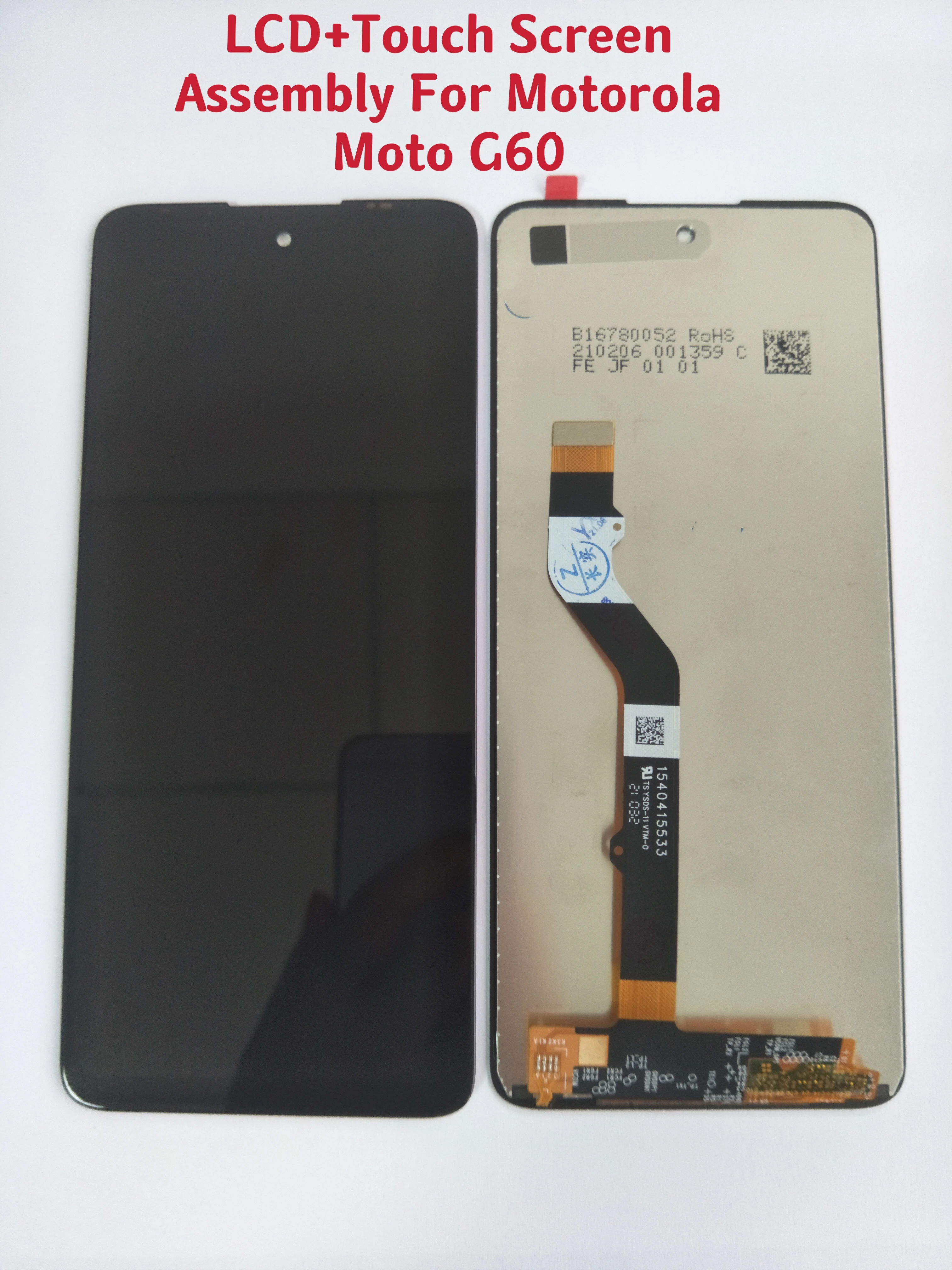 

100% Original 6.8" LCD Display For Motorola Moto G60 LCD PANB0001IN PANB0013IN LCD With Touch Panel Screen Digitizer Assembly