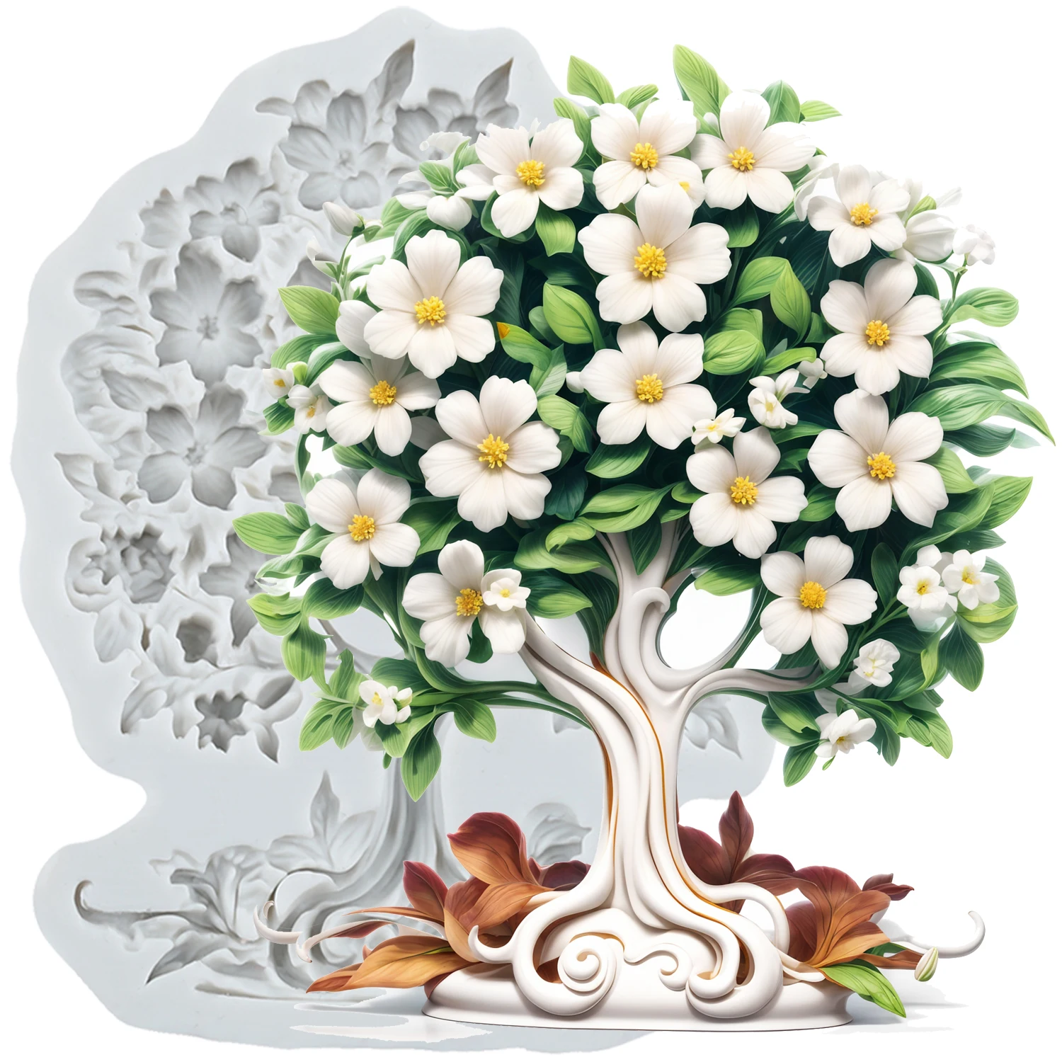 

Формы для торта Mujiang "Дерево жизни", силиконовые