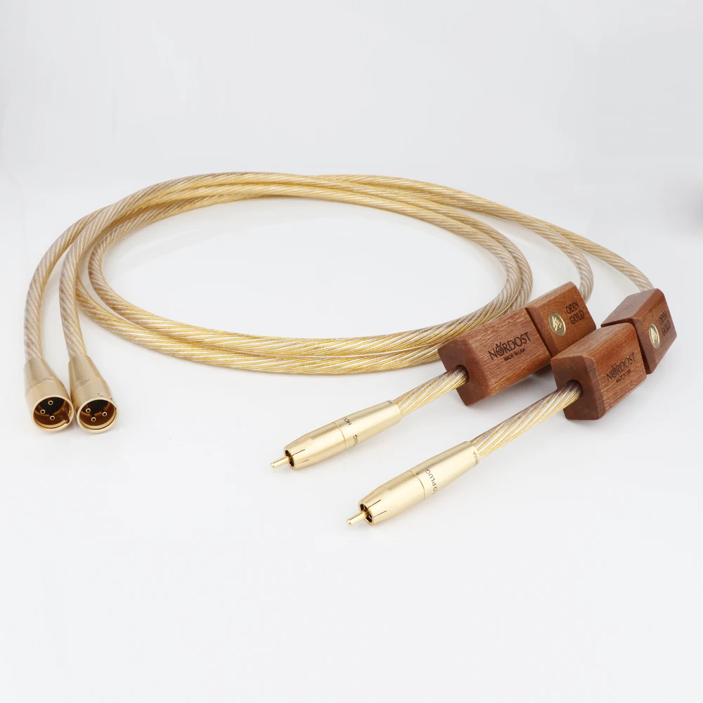 

Hifi Nordost ODIN Gold XLR RCA штекер для аудиокабеля 8N позолоченный супер справочный Odin аудио кабель с усилителем CD