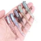 Мягкая приманка с объемными глазами, рыболовный крючок, карандашная приманка, пластиковая блесна, Тонущая на троллинге, голографическая Рыболовная Снасть для речной и морской рыбалки, свимбейт