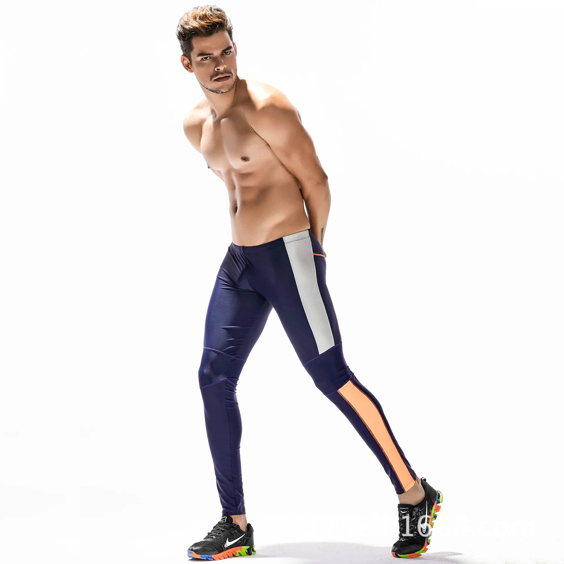 

Spring Men Running Tights Skinny Compression Leggings Male Sporty Jogging Fitness Gym Workout Yoga Exercise Leggings Sweatpants