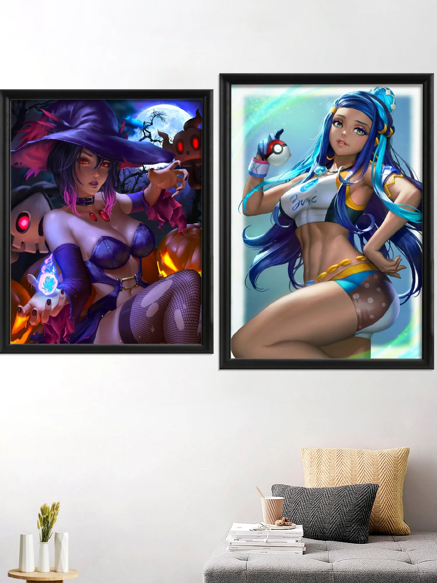 

Японская сексуальная обнаженная девушка с изображением героев мультфильма nesta Mismagius Gijinka, аниме Kawaii, Сексуальный Обнаженный художественный ...