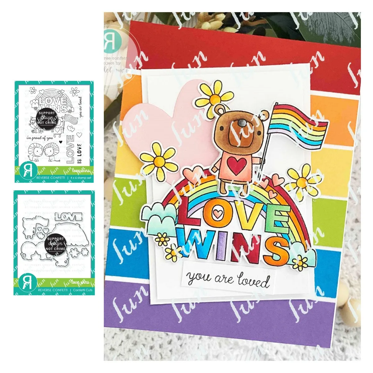 

Love Wins Metal Cutting Dies and Stamps Set Scrapbook Diy Album Make Paper Card Embossing Stencil Crafts Supplies Decor 2022 New