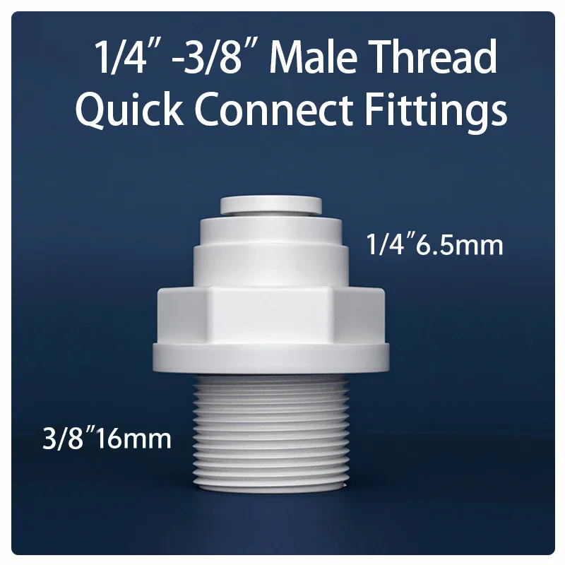 

Фитинг для воды 1/4", пластик