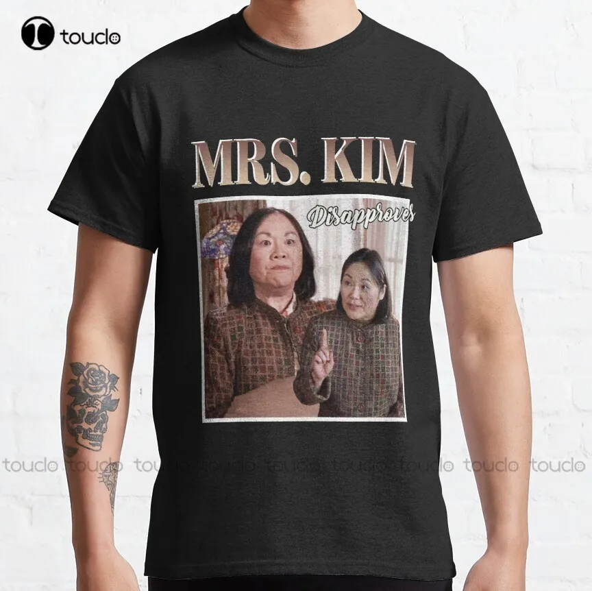 

Классическая футболка с надписью Mrs. Футболка с изображением Kim Gilmore для девочек, футболка для девочек-бабушек, Оригинальная футболка в стиле...